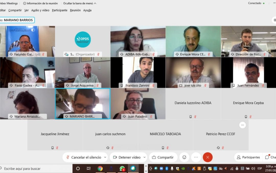 LA FUNDACION REPRESENTANDO A CEPBA, PARTICIPÓ EN UNA REUNIÓN DE LA MESA AMBIENTAL CON OPDS