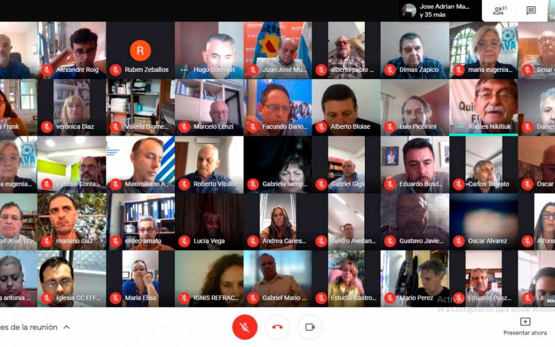 Presentación ante el presidente de INAES de Mutual 2050