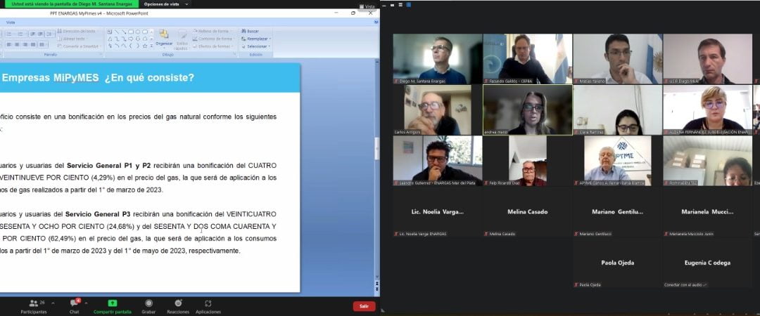 Reunión de trabajo con Energas