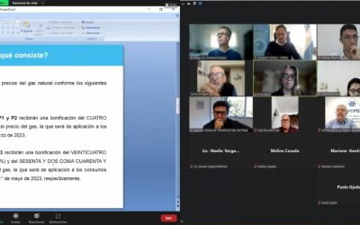 Reunión de trabajo con Energas