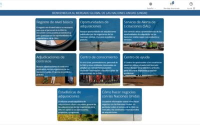 La Fundación fue aceptada como proveedor de UNOPS