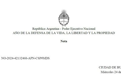 Reconocimiento del Ministerio de Capital Humano a nuestra Fundación