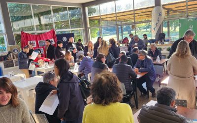 Cooperativa Calcocielo agradece por Encadenar, negocios en ronda Alte Brown