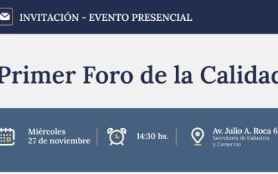 Foro de Calidad Secretaria de Industria y Comercio de la Nación
