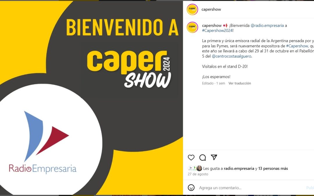 Radio Empresaria: Participación Continua en CAPER desde 2015