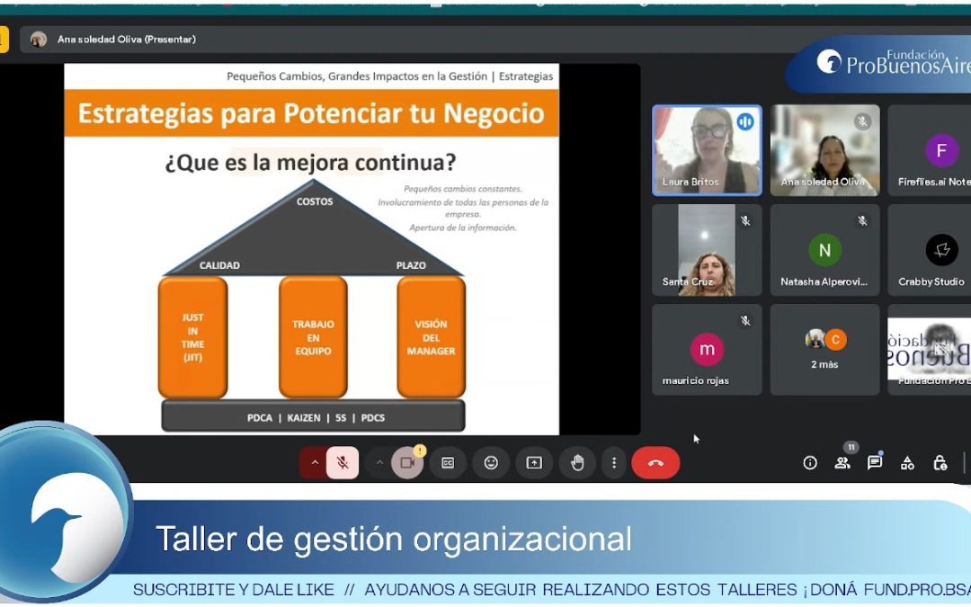 Taller Asoleb – gestión organizacional
