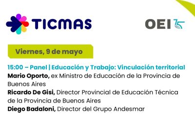 La OEI promueve el debate sobre educación y trabajo en la Feria del Libro: hoy, destacados referentes disertan a las 15 hs