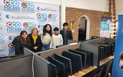 Newsan Argentina dona monitores a Fundación Pro Buenos Aires y potencia la formación de futuros técnicos comerciales